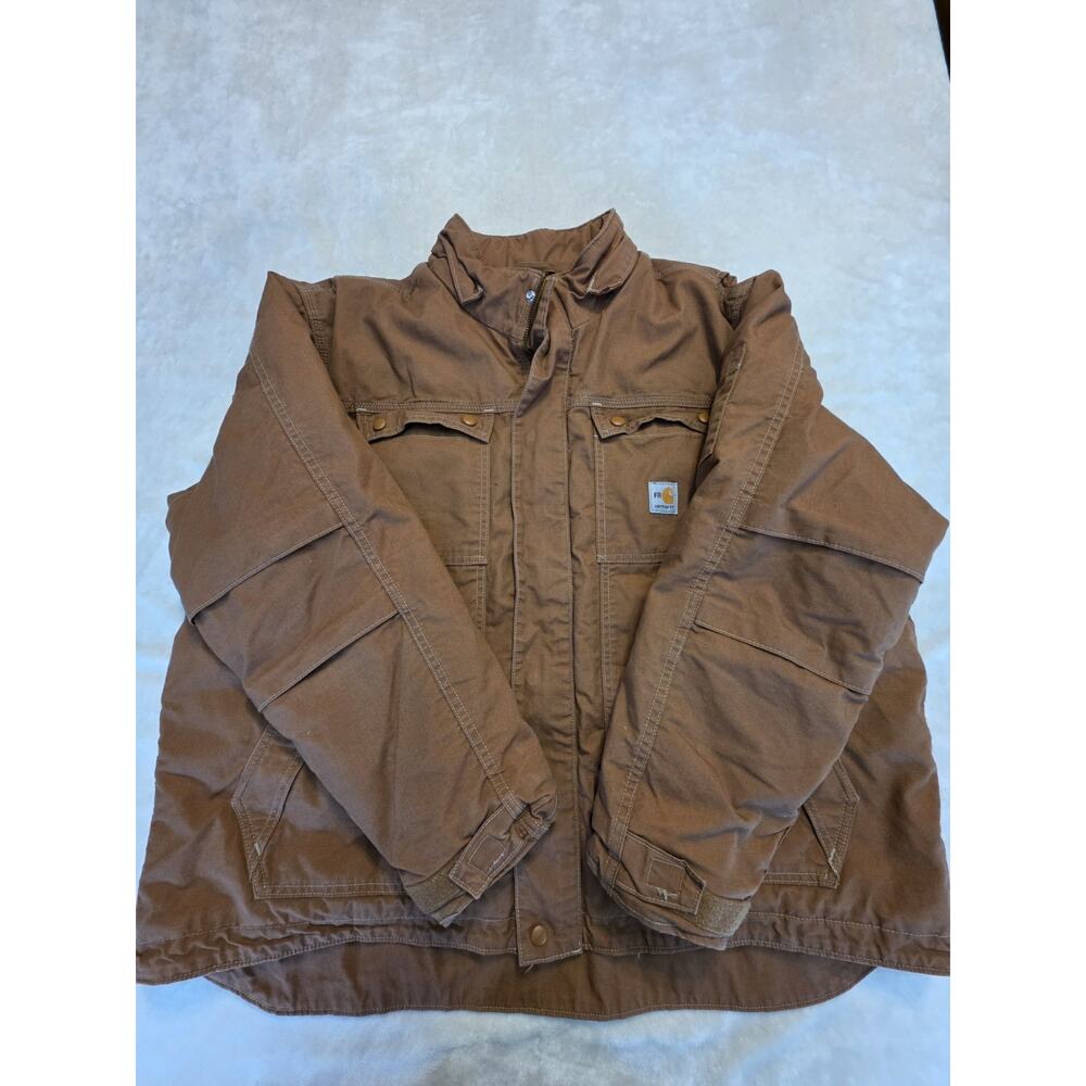 Carhartt Men's Flame Resistant Full Swing Relaxed Fit Quick Duck Insulated Coat
